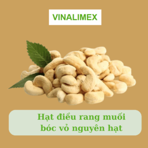 Hạt điều rang muối bóc vỏ nguyên hạt 500gr