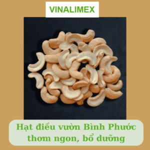 Hạt điều vỡ hỗn hợp bóc vỏ rang muối