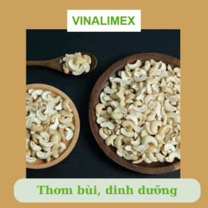 Hạt điều vỡ hỗn hợp bóc vỏ rang muối
