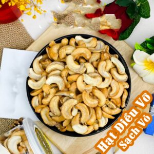 Hạt điều vỡ hỗn hợp bóc vỏ rang muối