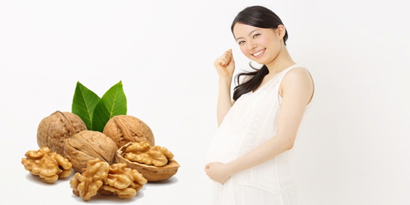 Bầu 3 tháng đầu ăn hạt óc chó được không?