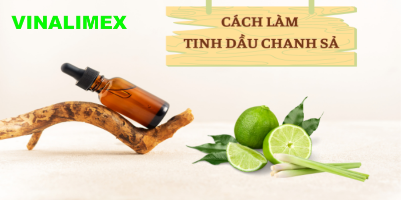 Cách làm tinh dầu chanh sả đuổi muỗi từ Vinalimex