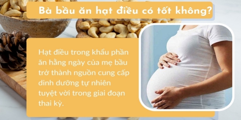 Nhiều chị em băn khoăn bà bầu có nên ăn hạt điều rang muối không