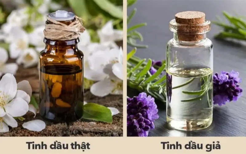 tinh dầu thật và giả